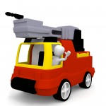 3D Model Feuerwehrauto